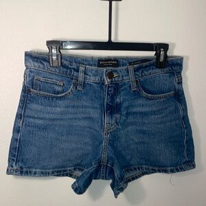 Banana Republic mid- rise denim shorts.